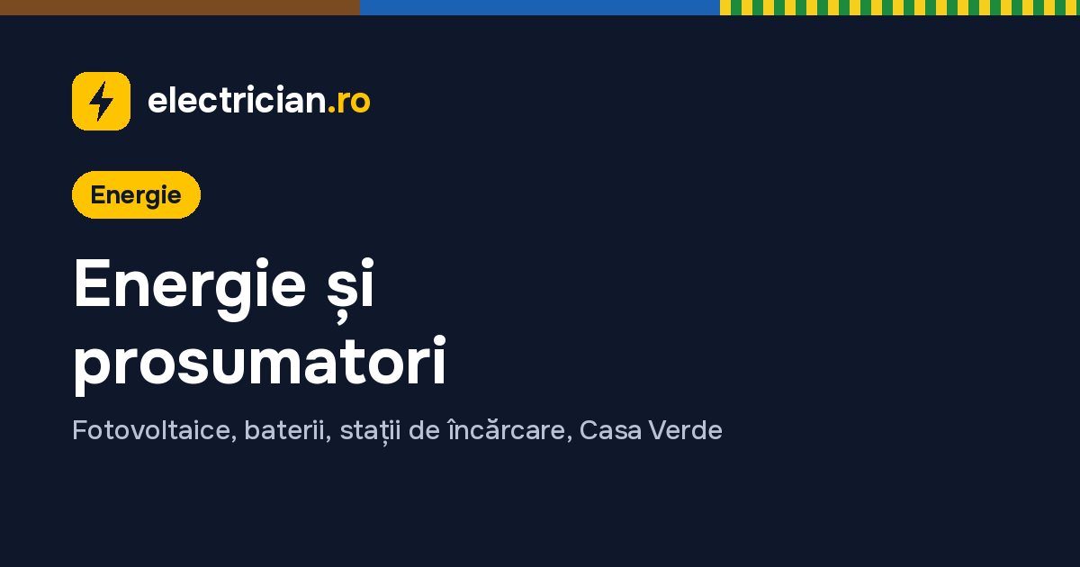 Ce este un prosumator — ghid electrician.ro, Energie